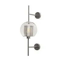 Бра LOFT2567-WA LOFT IT прозрачный никель 1 лампа, основание никель в стиле лофт современный 