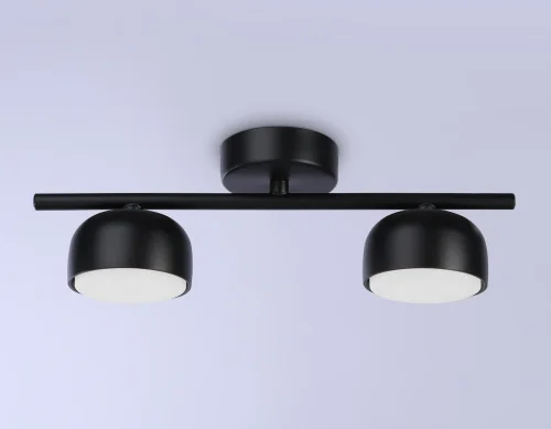 Спот с 2 лампами TN71024 Ambrella light чёрный GX53 в стиле современный хай-тек  фото 2