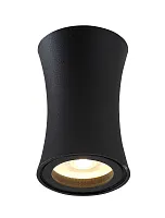 Светильник накладной CLT 031C BL Crystal Lux чёрный 1 лампа, основание чёрное в стиле современный круглый
