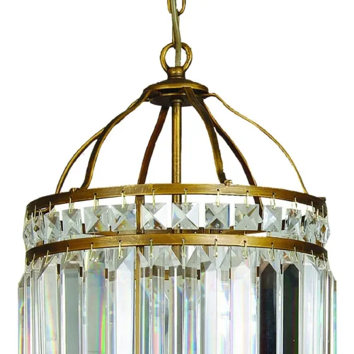 Светильник подвесной Ancient 1085-3P Favourite прозрачный 3 лампы, основание бронзовое в стиле классический  фото 2