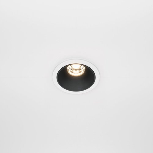 Светильник точечный Alfa LED DL043-01-10W3K-D-RD-WB Maytoni белый чёрный 1 лампа, основание чёрное белое в стиле современный  фото 4