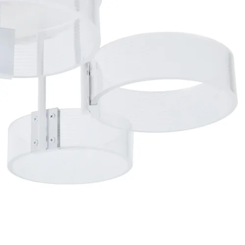 Люстра потолочная LED Vinsent MR1871-5CL MyFar прозрачная на 5 ламп, основание белое в стиле современный хай-тек  фото 3