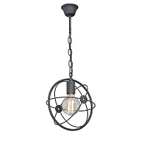 Светильник подвесной V4778-1/1 Vitaluce без плафона 1 лампа, основание чёрное в стиле лофт 