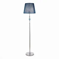 Торшер Balnea SLE1116-105-01 Evoluce  голубой 1 лампа, основание хром в стиле классический
