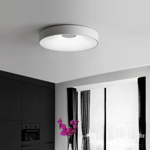 Светильник потолочный LED Ecla 101547-26 ImperiumLoft белый 1 лампа, основание белое в стиле современный  фото 7