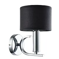 Бра Ignitus 2599-1W Favourite чёрный 1 лампа, основание хром в стиле модерн 
