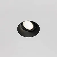 Светильник точечный Dot DL042-01-RD-B Maytoni чёрный 1 лампа, основание чёрное в стиле современный хай-тек для затирки