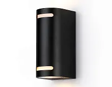 Настенный светильник ST3744 Ambrella light уличный IP54 чёрный 2 лампы, плафон чёрный в стиле хай-тек современный GU10