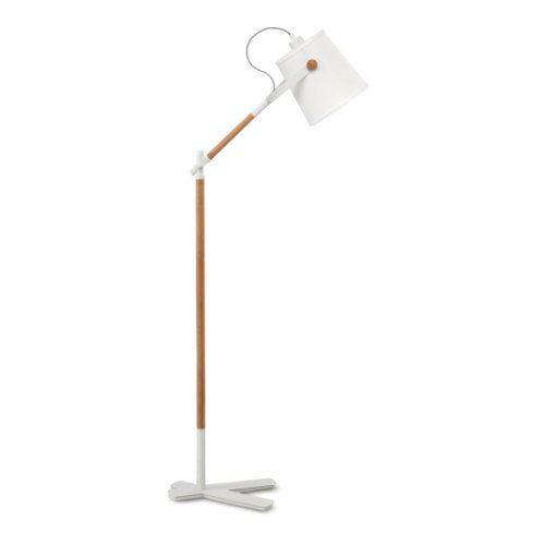 Торшер напольный  NORDICA E27 4920 Mantra  белый 1 лампа, основание белое бежевое в стиле минимализм современный
