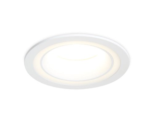 Светильник точечный TN125 Ambrella light белый 1 лампа, основание белое в стиле современный 