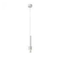 Светильник подвесной LED Ballito SL1591.503.01 ST-Luce белый 1 лампа, основание белое в стиле хай-тек трубочки