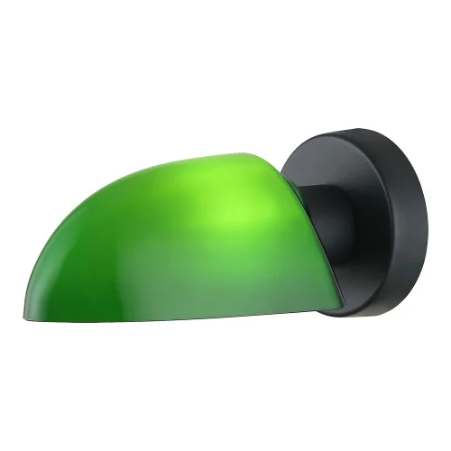 Бра Carter LSP-8863 Lussole зелёный на 1 лампа, основание чёрное в стиле современный лофт винтаж 