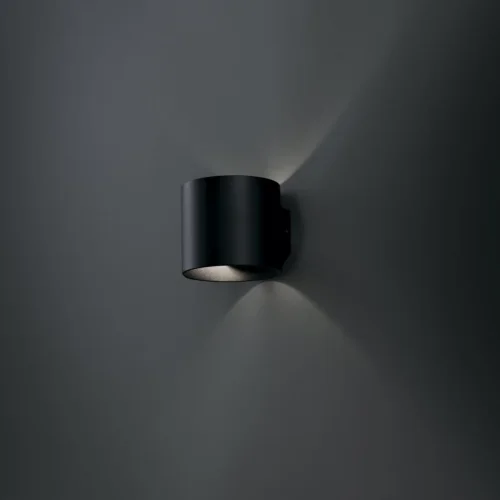 Бра Rond C066WL-01B Maytoni чёрный на 1 лампа, основание чёрное в стиле современный  фото 4