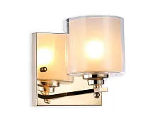 Бра TR4431 Ambrella light прозрачный белый 1 лампа, основание золотое в стиле классический современный 