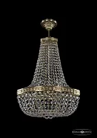 Светильник потолочный 19283/H2/35IV G Bohemia Ivele Crystal прозрачный 2 лампы, основание золотое в стиле классика sp