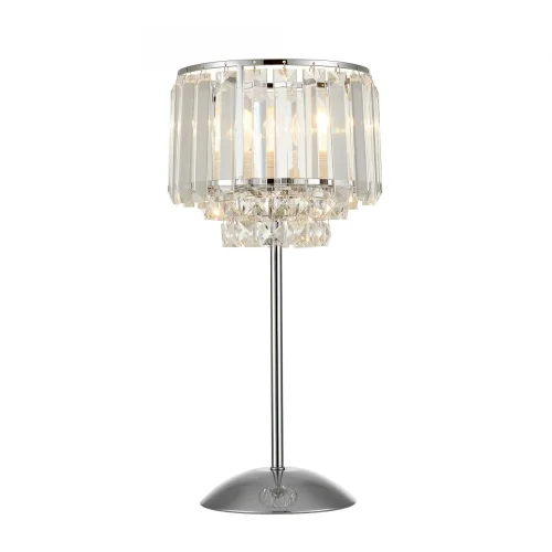 Настольная лампа Синди CL330811 Citilux прозрачная 1 лампа, основание хром металл в стиле современный 