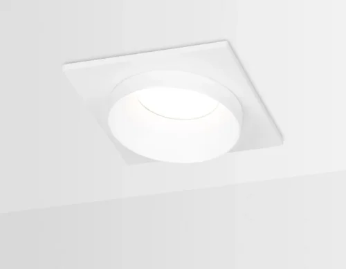 Светильник точечный TN165 Ambrella light белый 1 лампа, основание белое в стиле современный  фото 4