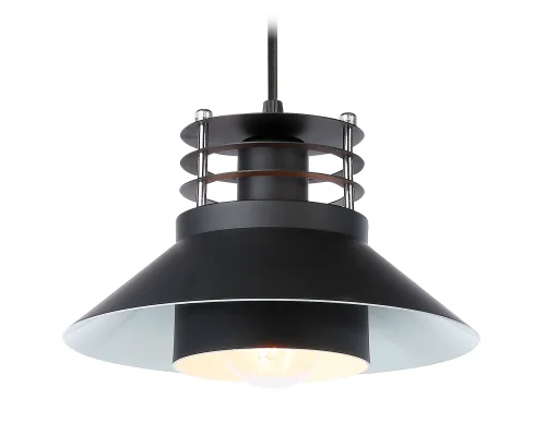 Светильник подвесной TR8172 Ambrella light чёрный 1 лампа, основание чёрное в стиле лофт 