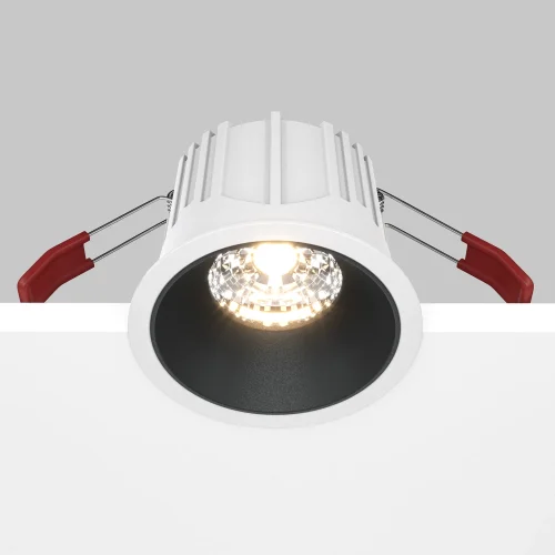 Светильник точечный Alfa LED DL043-01-15W3K-RD-WB Maytoni белый чёрный 1 лампа, основание чёрное белое в стиле современный  фото 6