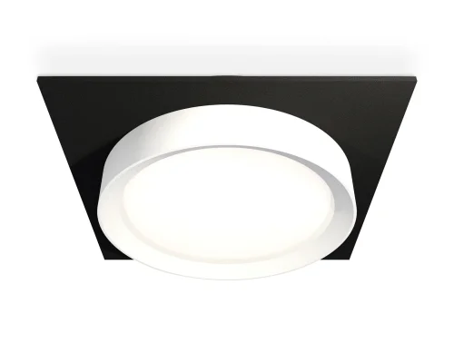 Светильник точечный XC8062001 Ambrella light белый 1 лампа, основание чёрное в стиле хай-тек 