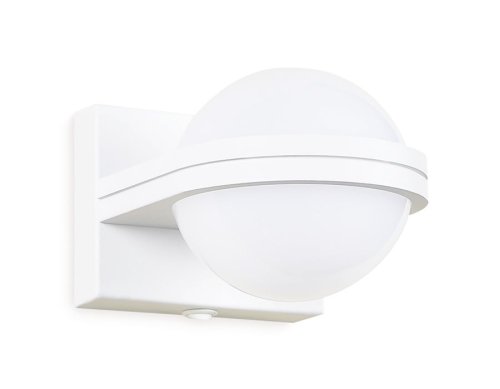 Бра с выключателем LED Wallers Wall FW555 Ambrella light белый на 1 лампа, основание белое в стиле хай-тек современный шар фото 2
