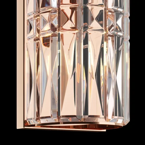Бра Facet MOD094WL-03G Maytoni прозрачный на 3 лампы, основание золотое в стиле классический современный  фото 3