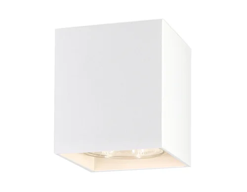 Светильник накладной TN213139 Ambrella light белый 1 лампа, основание белое в стиле минимализм хай-тек квадратный