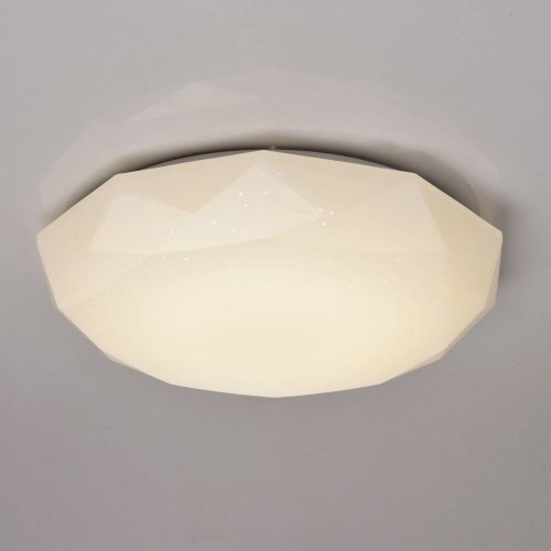 Светильник потолочный LED Ривз 674014801 MW-Light белый 1 лампа, основание белое в стиле хай-тек  фото 5