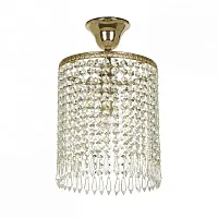 Светильник потолочный Stella E 1.3.20.501 G Arti Lampadari прозрачная на 1 лампа, основание золотое в стиле классический ампир 