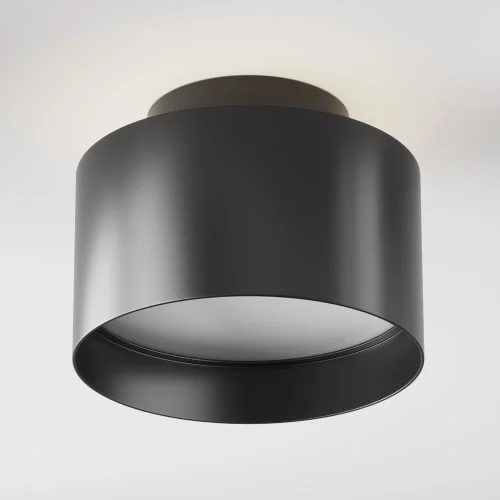 Светильник накладной LED Planet C009CW-L16B4K Maytoni чёрный 1 лампа, основание чёрное в стиле современный хай-тек круглый фото 5