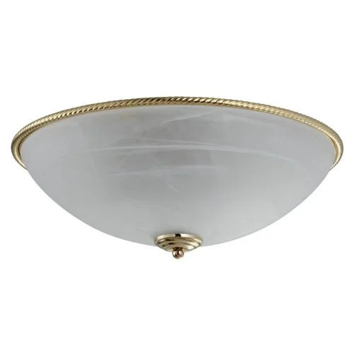 Люстра потолочная SESTO 177.3 R40 Lucia Tucci белая на 3 лампы, основание золотое в стиле классический 