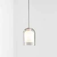 Светильник подвесной ARIA Transparent 213759-26 ImperiumLoft прозрачный 1 лампа, основание чёрное в стиле современный 