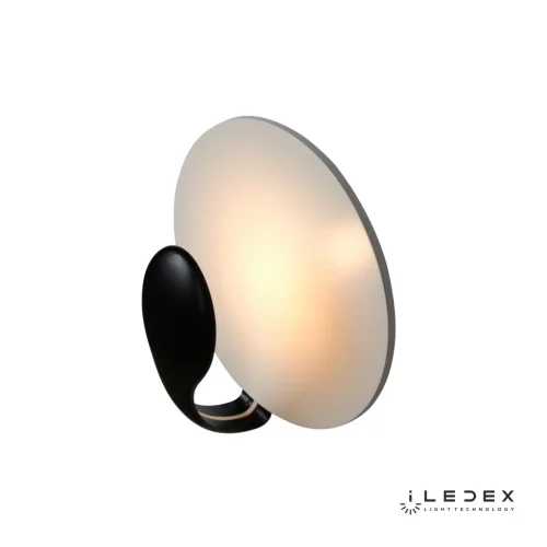 Бра LED Spoon ZD8096S-6W BK iLedex чёрный на 1 лампа, основание белое в стиле современный хай-тек  фото 2