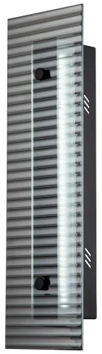 Бра LED с пультом Lucen 4007/02/01W Stilfort чёрный серый на 1 лампа, основание чёрное в стиле современный хай-тек с пультом фото 2