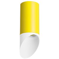 Светильник накладной Rullo R43336 Lightstar жёлтый 1 лампа, основание жёлтое в стиле современный круглый