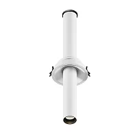 Светильник точечный LED Focus T C140RS-L300-7W3K-W Maytoni белый 1 лампа, основание белое в стиле хай-тек современный трубочки