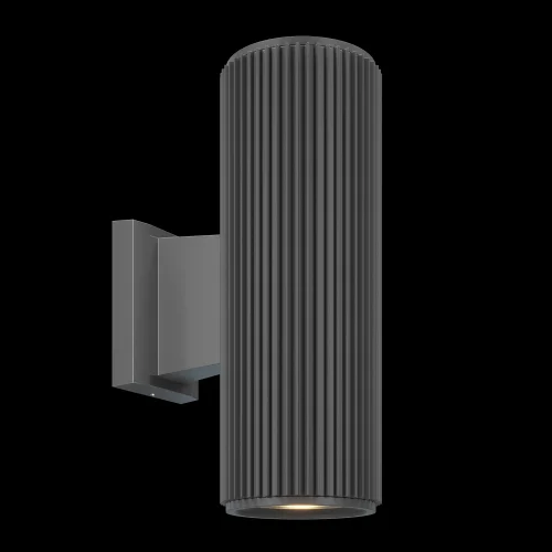 Настенный светильник Rando O419WL-02GR Maytoni уличный IP54 серый 2 лампы, плафон серый в стиле современный E27