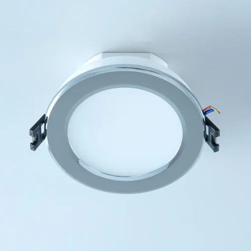 Светильник точечный LED Акви CLD008111V Citilux хром 1 лампа, основание хром в стиле современный круглый фото 7