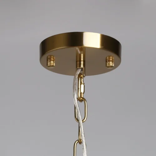 Люстра подвесная Аделард 642017408 MW-Light прозрачная на 8 ламп, основание золотое в стиле классический  фото 3