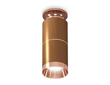 Светильник накладной Techno spot XS6304210 Ambrella light коричневый 1 лампа, основание коричневое в стиле модерн круглый