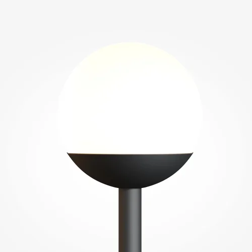 Бра с выключателем LED Touch MOD285WL-L10B3K Maytoni белый на 1 лампа, основание чёрное в стиле современный  фото 2