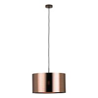 Светильник подвесной Saganto 1 39356 Eglo коричневый 1 лампа, основание коричневое в стиле современный 