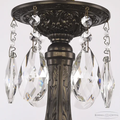 Люстра подвесная 71102/6/175 B PD Bohemia Ivele Crystal без плафона на 6 ламп, основание бронзовое в стиле классический sp фото 4