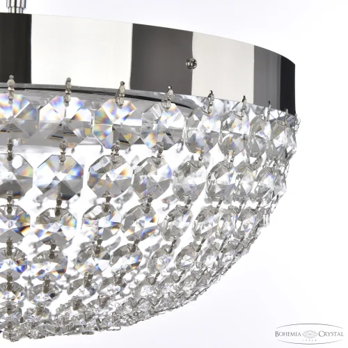 Люстра потолочная LED с пультом 19291/35NZ/LED-DIM Ni Bohemia Ivele Crystal прозрачная на 1 лампа, основание никель в стиле классический r фото 4