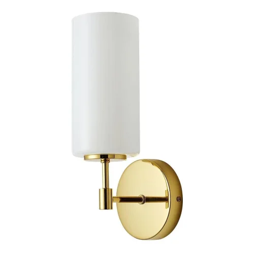 Бра Palmarius 2815-1W Favourite белый на 1 лампа, основание золотое в стиле классический 