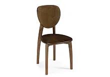 Деревянный стул Окава орех 543599 Woodville, орех/, ножки/массив бука/орех, размеры - ****440*500
