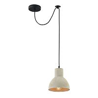 Светильник подвесной лофт Broni T434-PL-01-GR Maytoni серый 1 лампа, основание серое в стиле лофт 