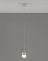 Светильник подвесной LED Drop V10861-PL Moderli белый 1 лампа, основание белое в стиле современный 