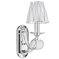Бра 705614 Osgona белый 1 лампа, основание хром в стиле классический 