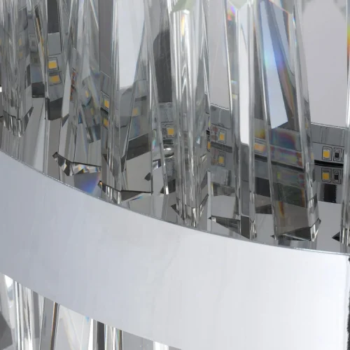 Люстра подвесная LED с пультом Аделард 642014501 MW-Light прозрачная на 1 лампа, основание хром в стиле классический с пультом фото 9